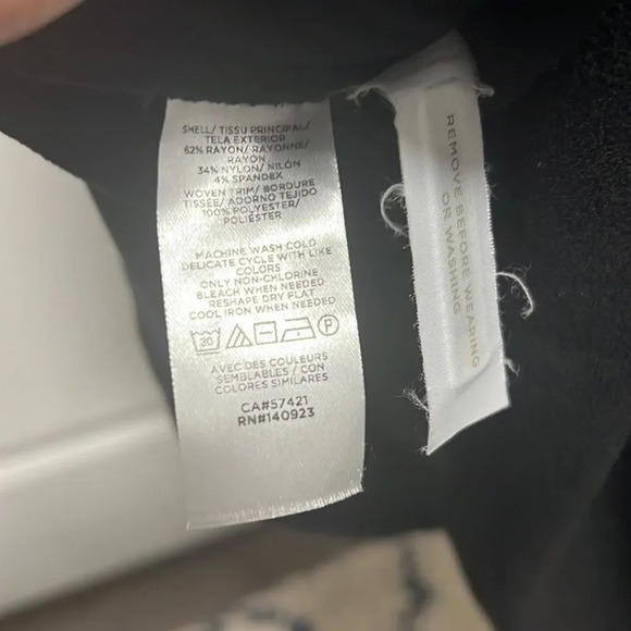 Loft Women’s Long Sleeve Black Mini Dress size 8 - Picture 9 of 9